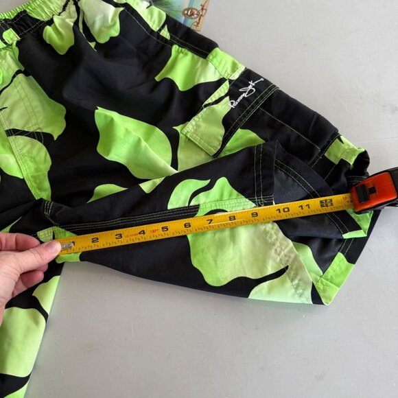 Panama Jack Hibiscus Floral Mesh Lined Cargo Swim Trunks Mens size Medium NEW - Picture 10 of 10